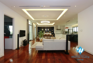 A gorgeously luxury and modern penthouse for rent in Hoan Kiem District